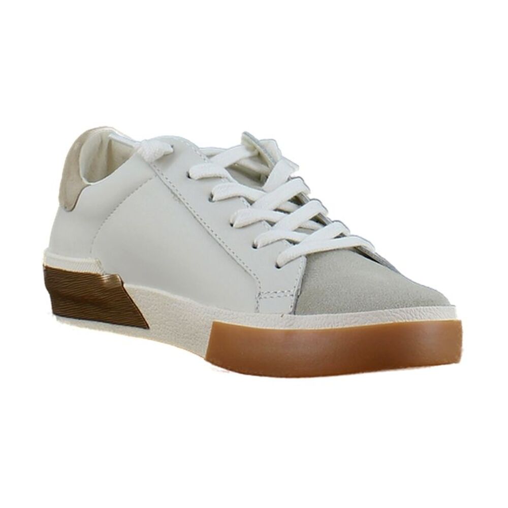 Dolce Vita Zina White/Tan Leather (Wide)